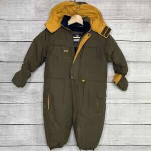 Weatherproof Wind Resistant Outdoor Olive Green One Piece Outerwear 24 MOS